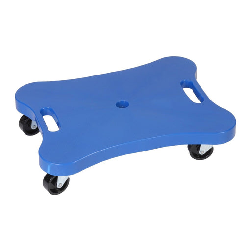 Contoured Plastic Scooter with Handles, Blue - Kidsplace.store