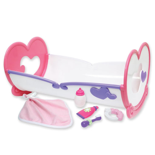 Deluxe Rocking Doll Crib & Accessories - Kidsplace.store