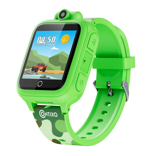 KW1 Smart Watch for Kids with Educational Games, HD Touch Screen, Camera, and MP3 Music Player, Green - Kidsplace.store