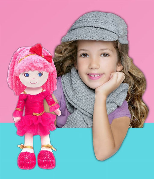 Leila Dancer Rag Doll With Purse - Kidsplace.store