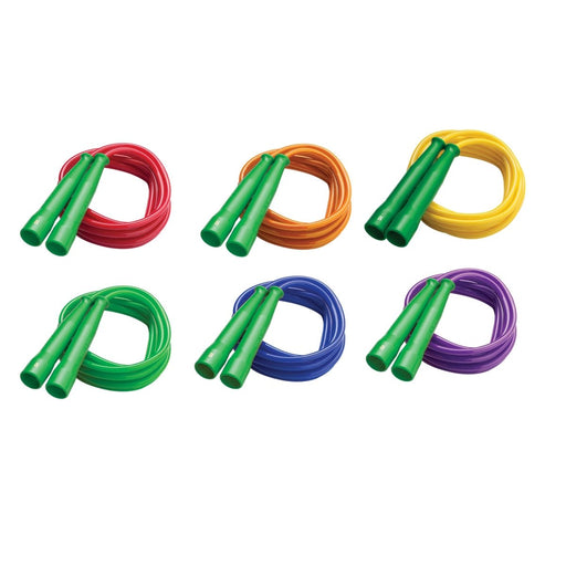 Licorice Speed Jump Rope, 10' with Green Handles, Pack of 6 - Kidsplace.store