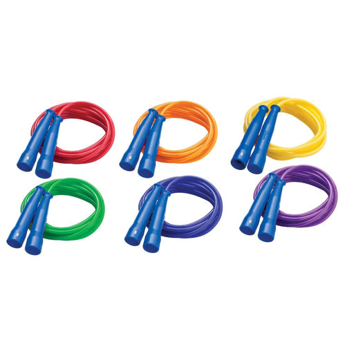 Licorice Speed Jump Rope, 9' with Blue Handles, Pack of 6 - Kidsplace.store