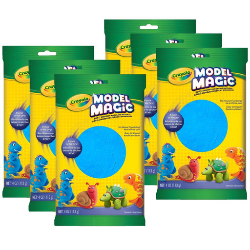 Model Magic® Modeling Compound, Blue, 4 oz. Per Pack, 6 Packs - Kidsplace.store
