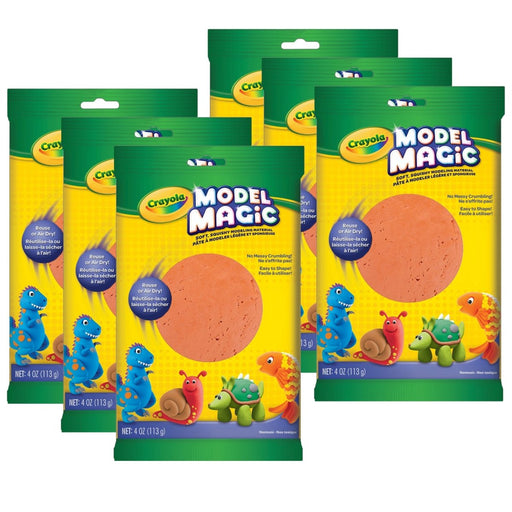 Model Magic® Modeling Compound, Terra Cotta, 4 oz. Per Pack, 6 Packs - Kidsplace.store