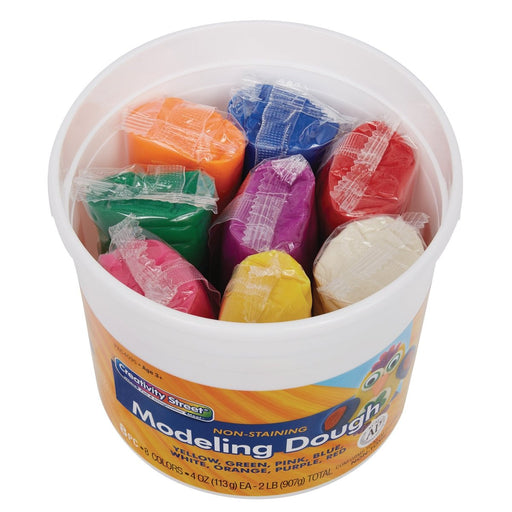 Modeling Dough, 8 Assorted Colors, 4 oz. Per Piece, 8 Pieces Per Pack, 3 Packs - Kidsplace.store