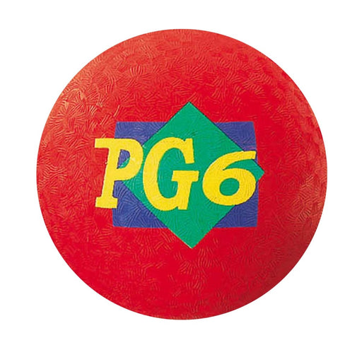 Playground Ball, 6-Inch, Red, Pack of 3 - Kidsplace.store