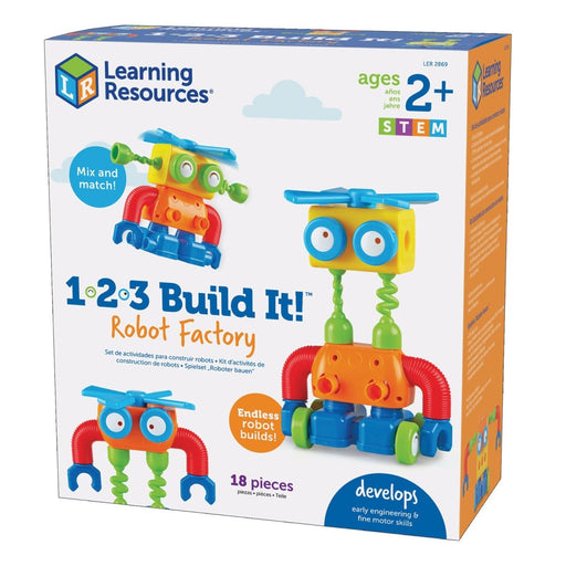 1-2-3 Build It!™ Robot Factory - Kidsplace.store