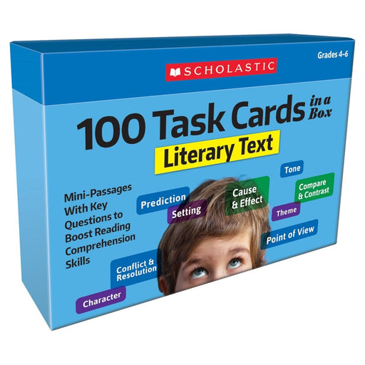 100 Task Cards in a Box: Literary Text - Kidsplace.store