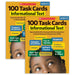 100 Task Cards: Informational Text Activity Book, Grade 4-6, Pack of 2 - Kidsplace.store