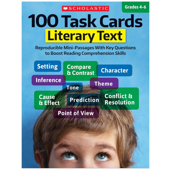 100 Task Cards: Literary Text Book, Grade 4-6, Pack of 2 - Kidsplace.store