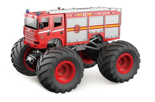 1:18 Big Wheel Racing Fire truck with Lights & Sounds - Kidsplace.store