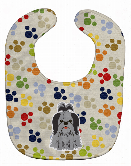 Pawprints Baby Bib