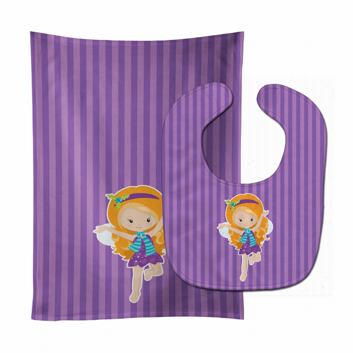 Fairy Baby Bib & Burp Cloth