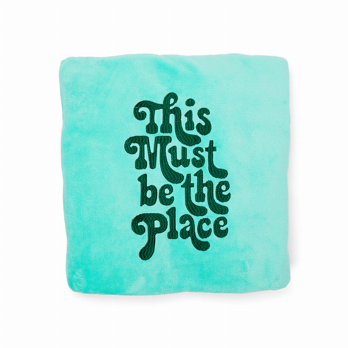 This Must Be The Place Plush Fleece Nap Blanket