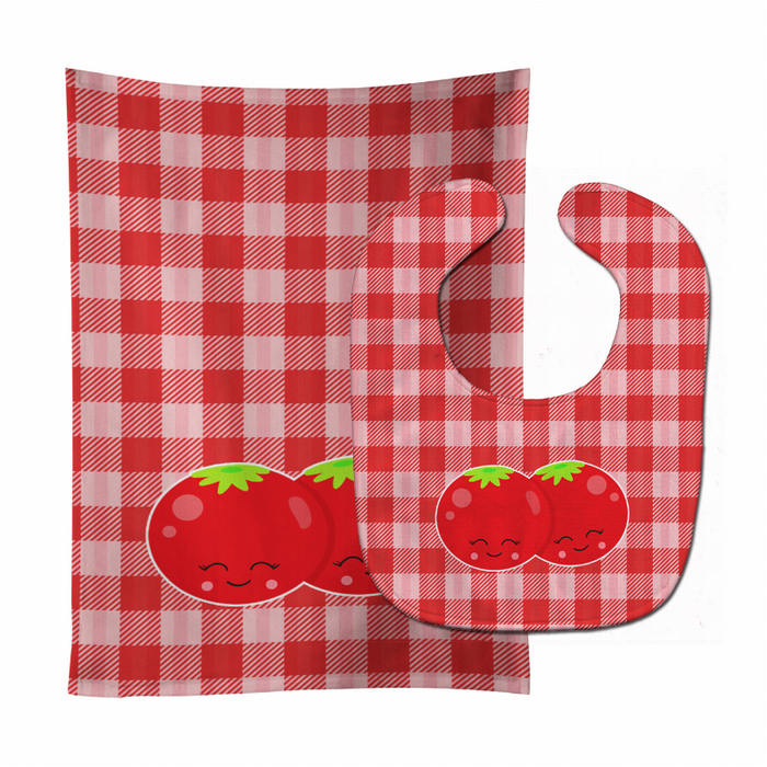 Vegetables Baby Bib & Burp Cloth