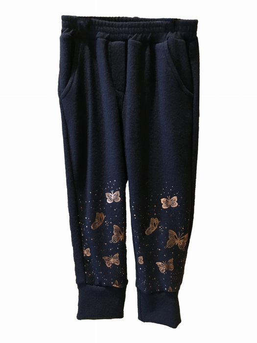 Hacci Joggers With Butterfly Foil Graphic