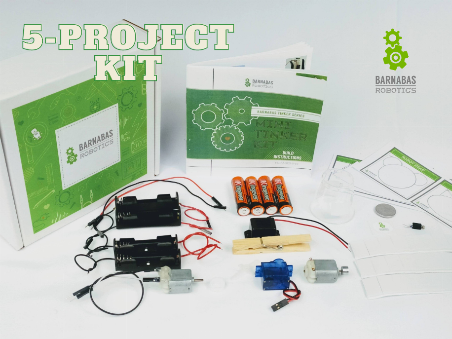 Mini Tinker Kit: Arts & Crafts Robot Motor Kit