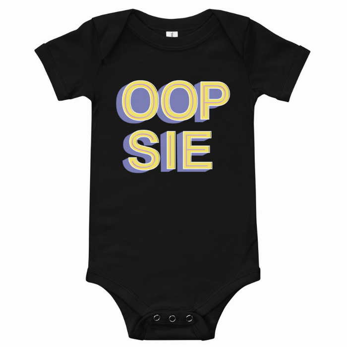 OOPSIE Baby Short Sleeve Onesie
