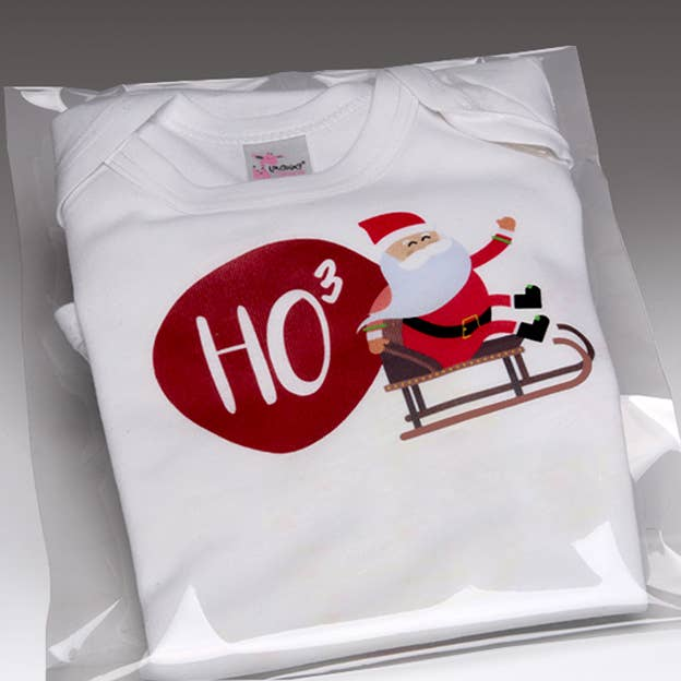 HO3 (Ho-Ho-Ho) Holiday Baby Onesie