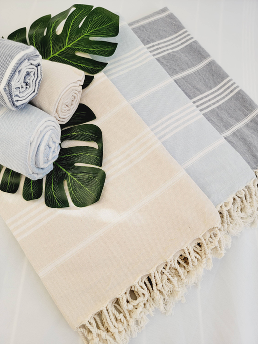Throw Blanket Cotton-Easy Carry Quick fold throw