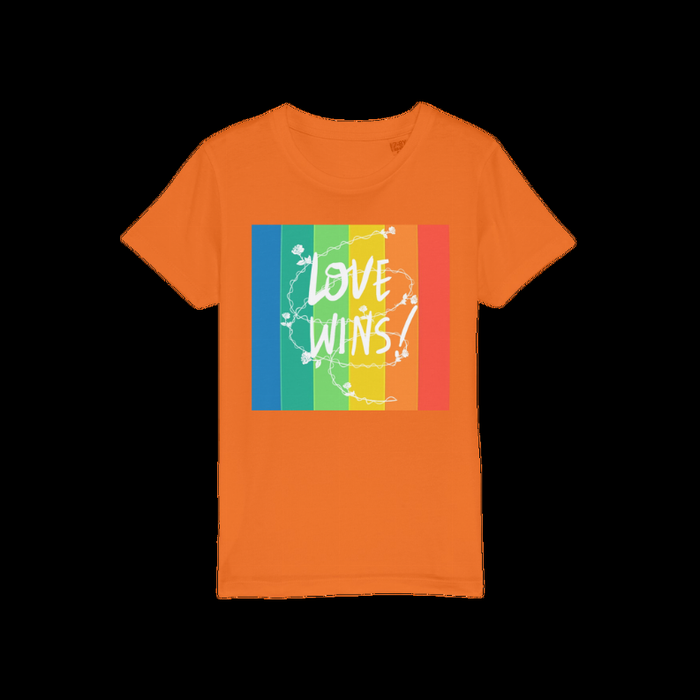 Love Wins Organic Jersey Kids T-Shirt