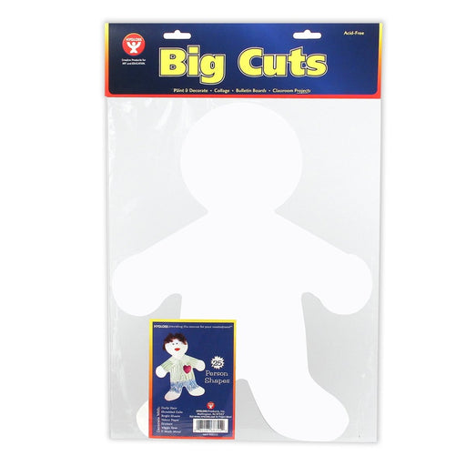 16" Me Kid Big Cut-Outs Paper Shape, 25 Per Pack, 3 Packs - Kidsplace.store