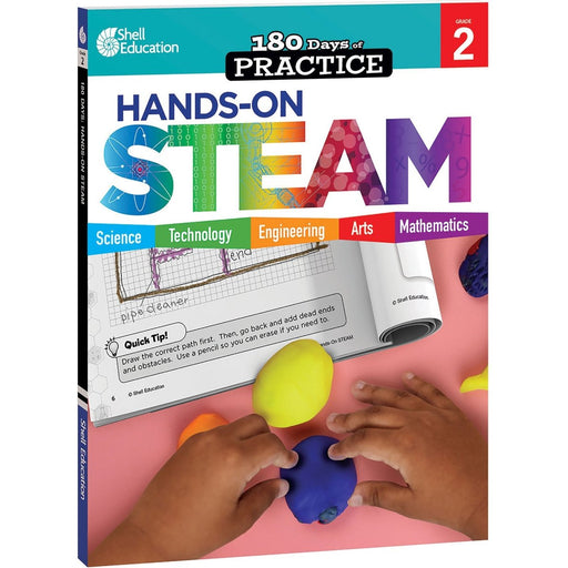 180 Days: Hands-On STEAM, Grade 2 - Kidsplace.store