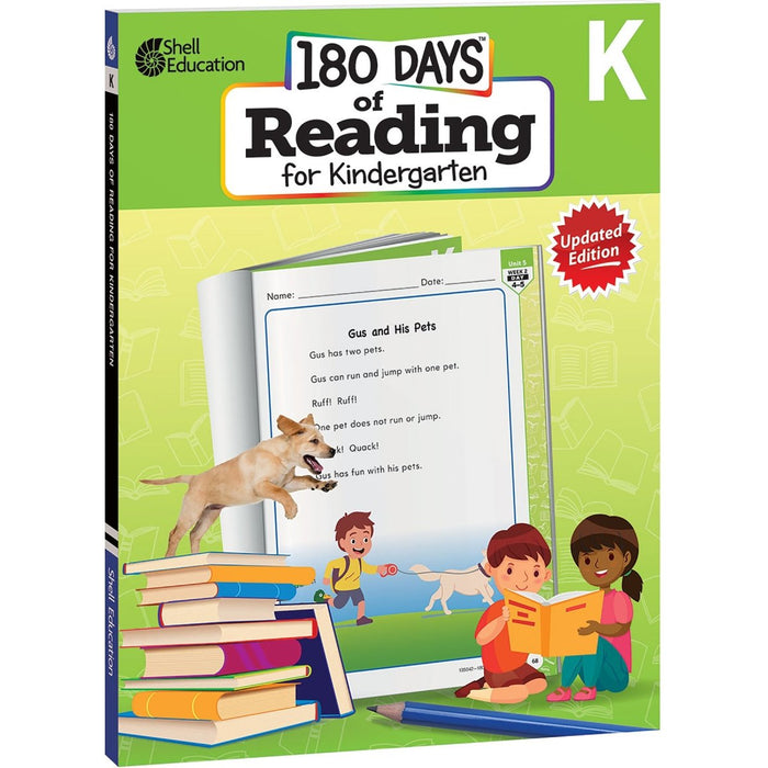 180 Days of Reading 2nd Edition, Grade K - Kidsplace.store