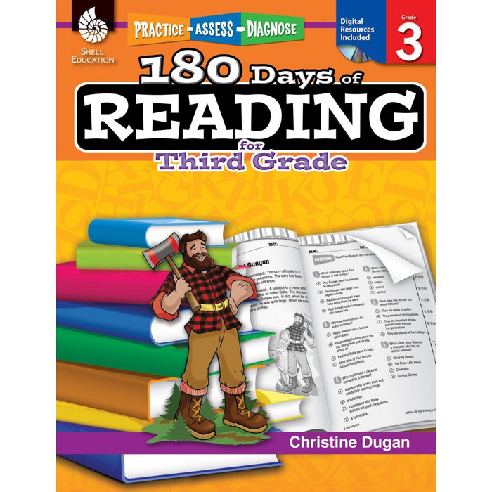 180 Days of Reading for Third Grade - Kidsplace.store