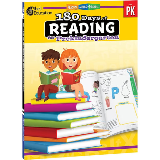 180 Days of Reading Workbook, Grade PreK - Kidsplace.store