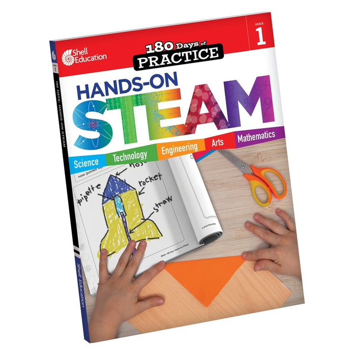 180 Days STEAM, Science, & Math Grade 1: 3-Book Set - Kidsplace.store