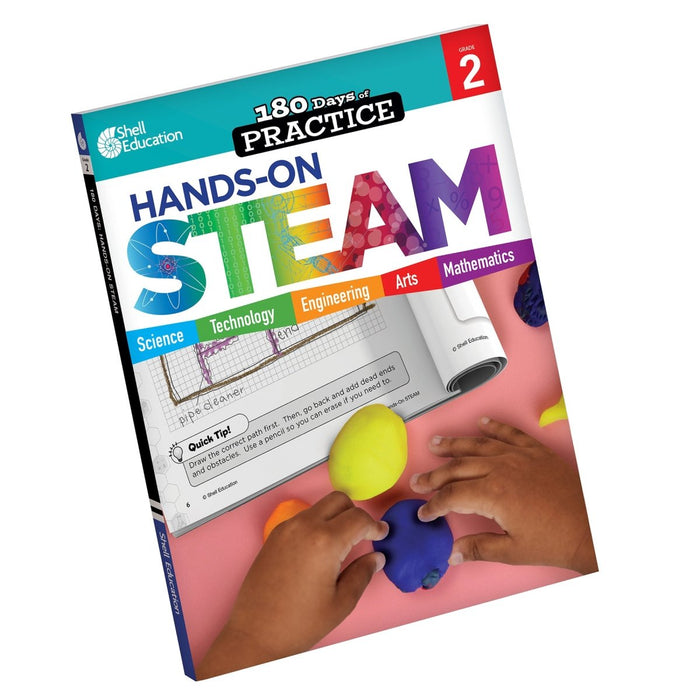 180 Days STEAM, Science, & Math Grade 2: 3-Book Set - Kidsplace.store