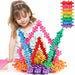 200-Piece 3D Interlocking Building Blocks STEM Toy - Kidsplace.store