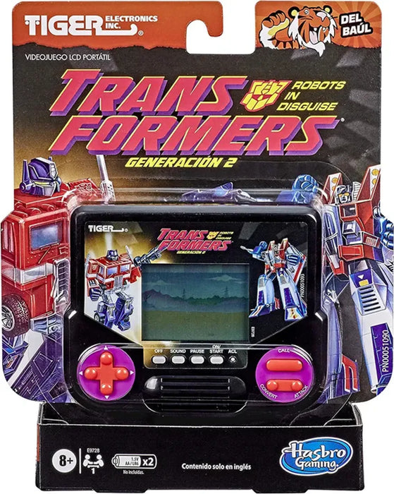 Tiger Electronics Transformers Robots in Disguise Generation 2 Electronic LCD Video Game Retro-Inspired 1 Player Handheld Game Ages 8 and Up