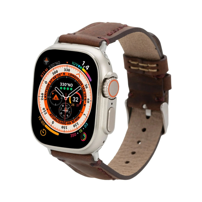 Jeffrey Leather Bands for Apple Watch Ultra,8,7 and SE