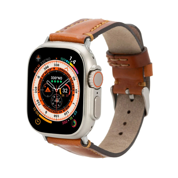 Jeffrey Leather Bands for Apple Watch Ultra,8,7 and SE