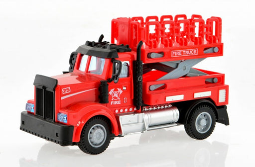 2.4G 1:64 scale RC fire Truck with lights and sound - Kidsplace.store