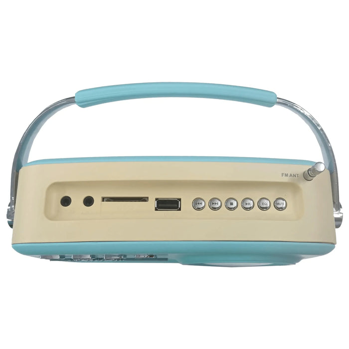 Supersonic Multi-Function tooth Retro Speaker with Rechargeable Battery