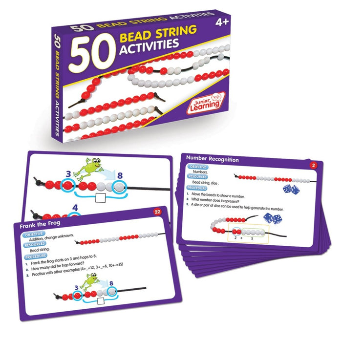 50 Bead String Activities - Kidsplace.store