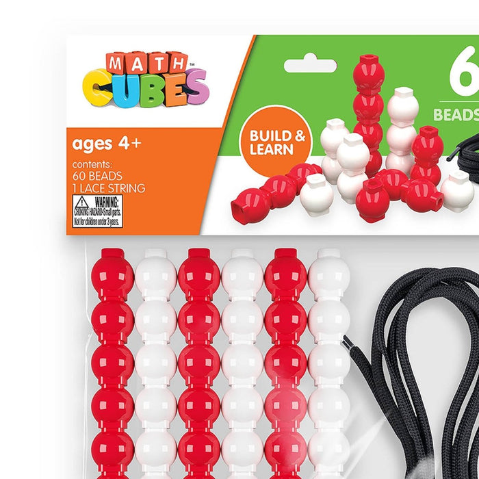 60 Bead Cubes and Laces - Kidsplace.store