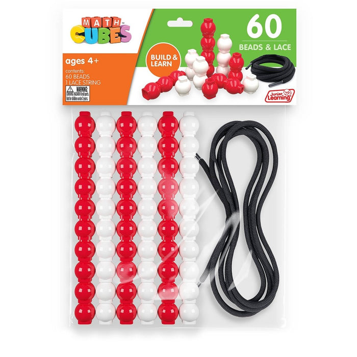 60 Bead Cubes and Laces - Kidsplace.store