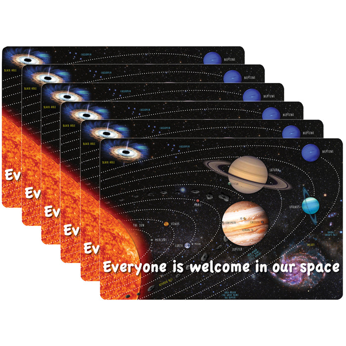 Computer Mouse Pad, 8" x 10", Everyone is Welcome in our Space, Pack of 6