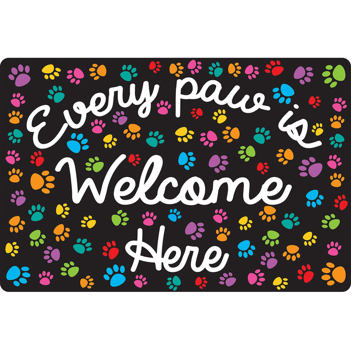 Computer Mouse Pad, 8" x 10", Every Paw is Welcome Here, Pack of 10