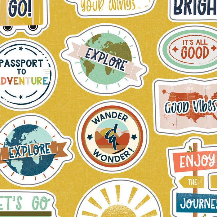 Let's Explore Think Positive Motivational Stickers, 72 Per Pack, 12 Packs