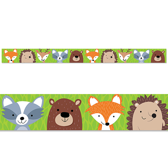 Woodland Animals EZ Border, 48 Feet Per Pack, 3 Packs