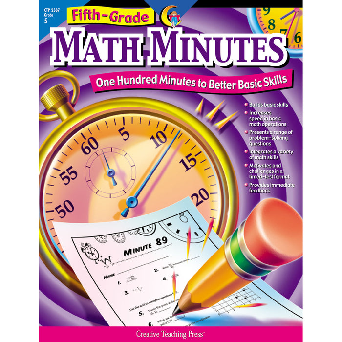 Math Minutes Book, Grade 5