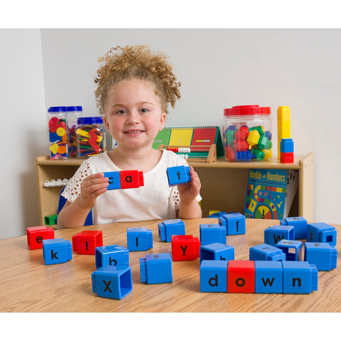 Jumbo Alphabet Unifix® Cubes, Set of 30