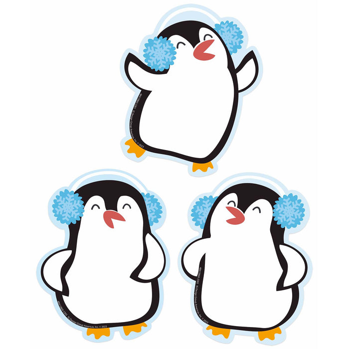 Winter Penguins Paper Cut-Outs, 36 Per Pack, 3 Packs