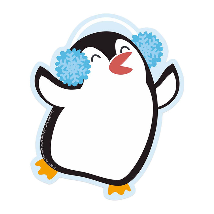 Winter Penguins Paper Cut-Outs, 36 Per Pack, 3 Packs