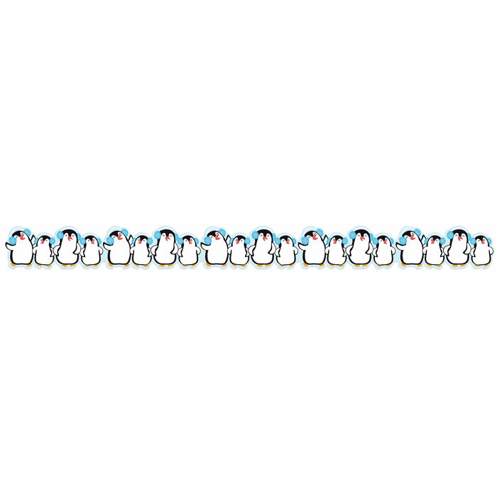 Winter Penguins Extra Wide Deco Trim®, 37 Feet Per Pack, 6 Packs